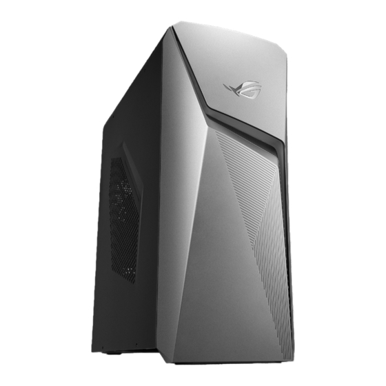 Asus ROG STRIX GS10CS-FR317T Manuel De L'utilisateur