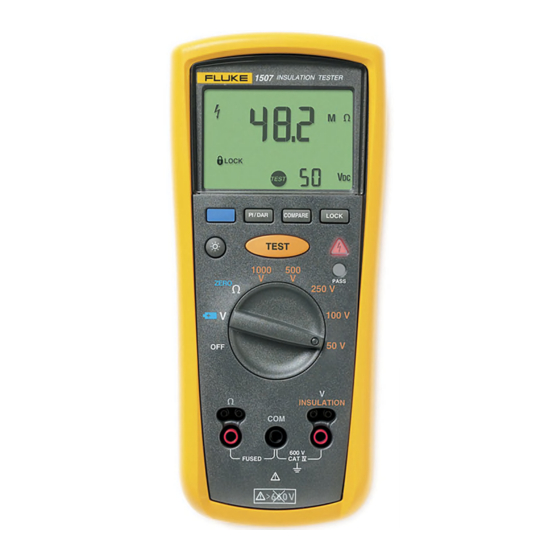 Fluke 1507 Mode D'emploi