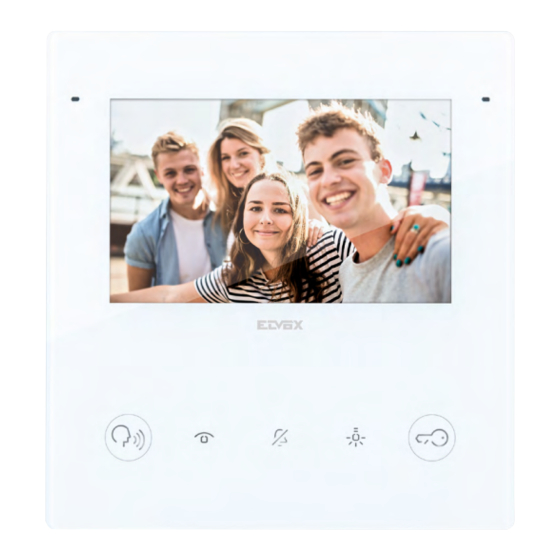 Vimar ELVOX TAB 5S UP Manuel Installateur