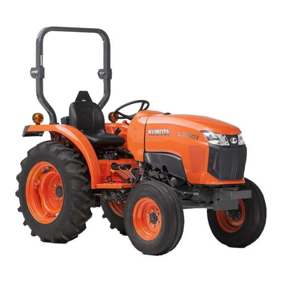 Kubota L3301 Manuel De L'utilisateur