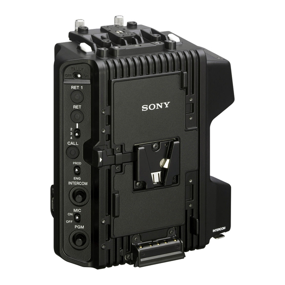 Sony CA-FB70 Mode D'emploi