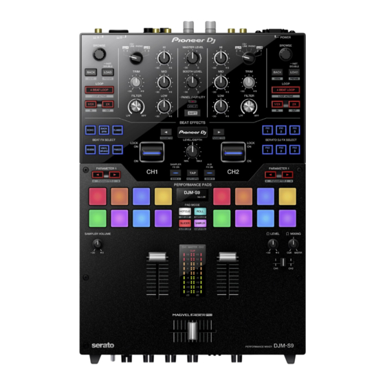 PIONEER DJ DJM-S9 Mode D'emploi