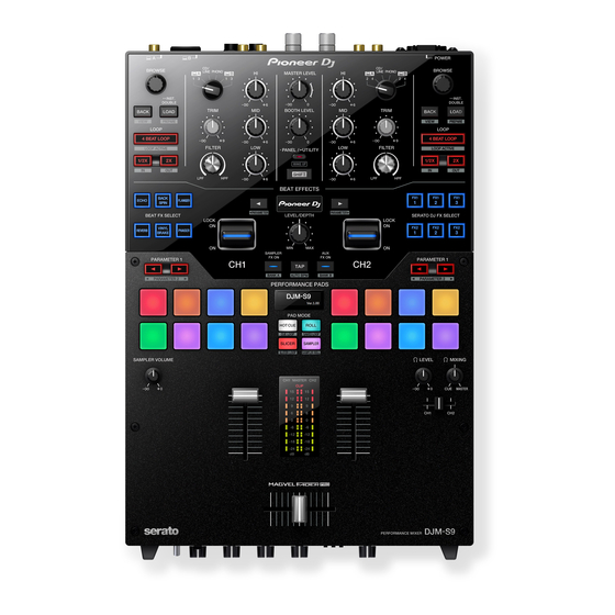 PIONEER DJ DJM-S9 Mode D'emploi