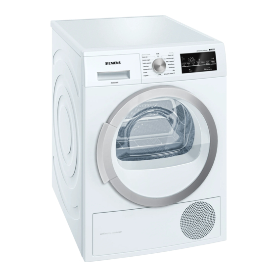 Siemens WT47W460FF Notice D'utilisation Et D'installation