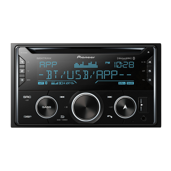 Pioneer FH-S720BS Mode D'emploi