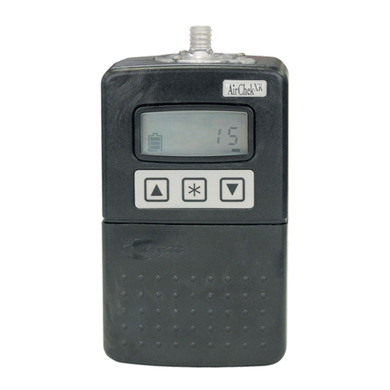 SKC AirChek XR5000 Notice D'utilisation