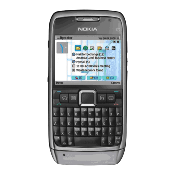 Nokia E Série Mode D'emploi