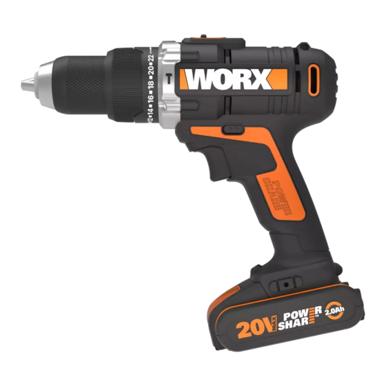 Worx WX372 Notice Originale