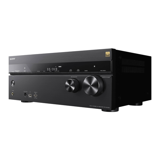 Sony STR-DN1060 Guide De Référence