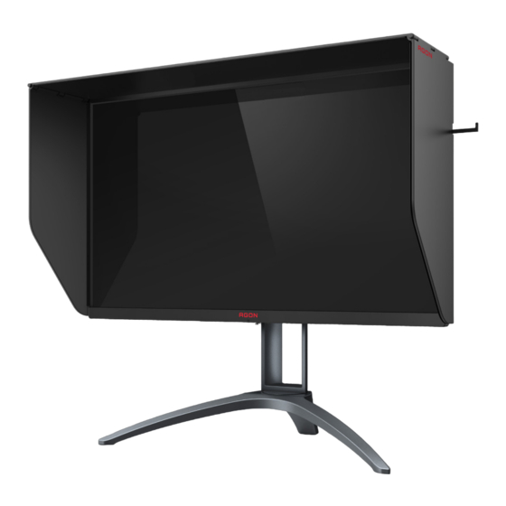 AOC AG273QXP Manuel D'utilisation