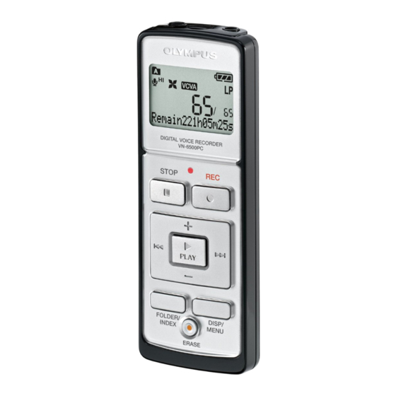 Olympus VN-6500PC Mode D'emploi