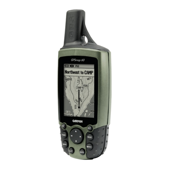 Garmin GPSmap 60 Manuel De L'utilisateur