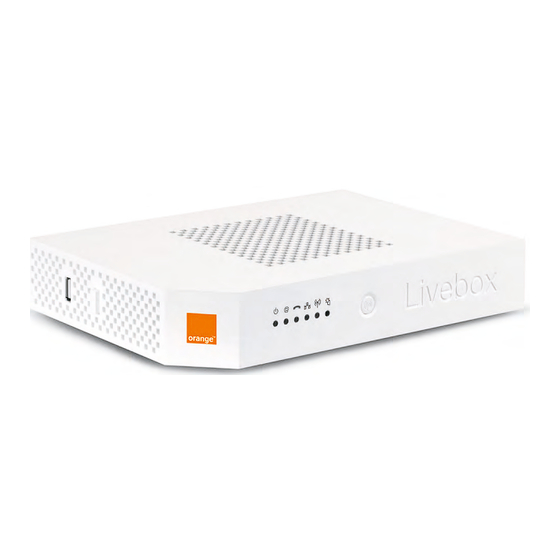 ORANGE Livebox FTTHv2 Guide D'installation Et D'utilisation