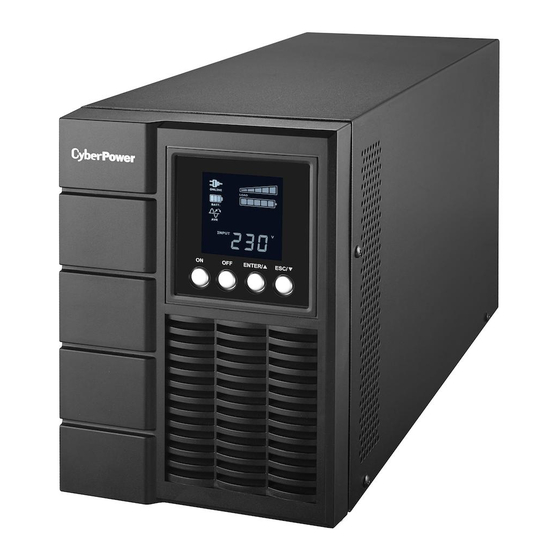 CyberPower OLS1000E Manuel D'utilisation