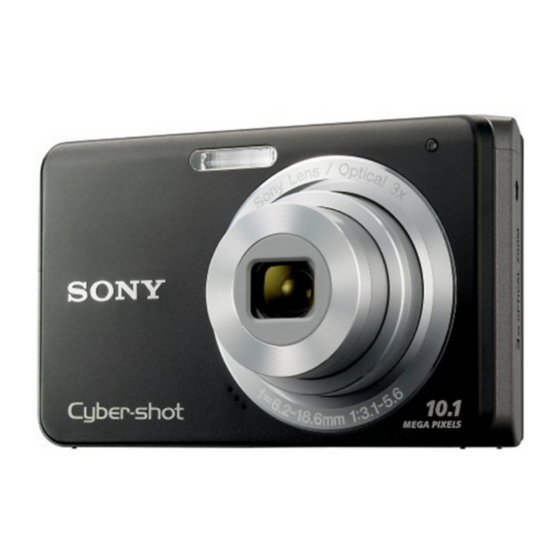 Sony Cyber-shot DSC-W180 Guide Pratique