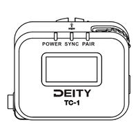 Deity Box Timecode TC-1 Manuel Du Produit