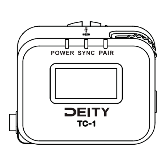 Deity Box Timecode TC-1 Manuel Du Produit