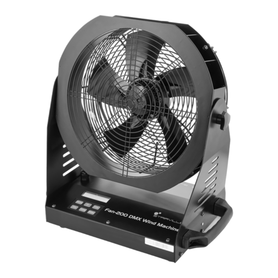 thomann STAIRVILLE Fan-200 DMX Notice D'utilisation