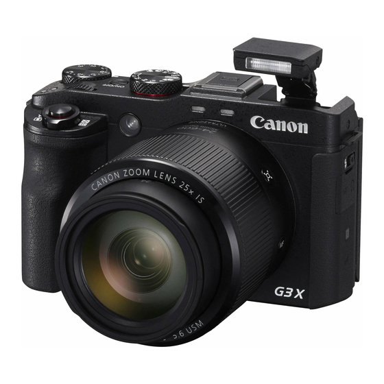 Canon PowerShot G3 X Guide D'utilisation