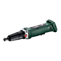 Metabo GA 18 LTX Notice D'utilisation Originale