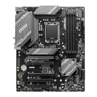 MSI B760 GAMING PLUS WIFI Manuel D'utilisation