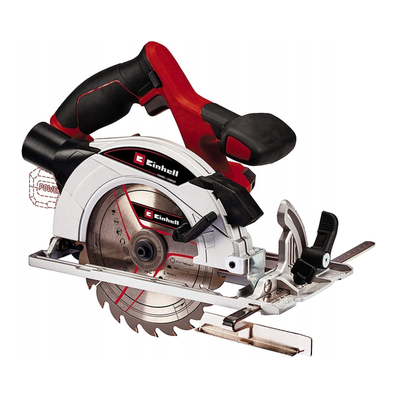 EINHELL TE-CS 18/165 Li Traduction Du Mode D'emploi Original