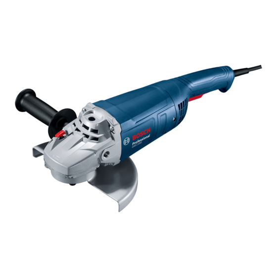 Bosch GWS 2200 Professional Notice Originale