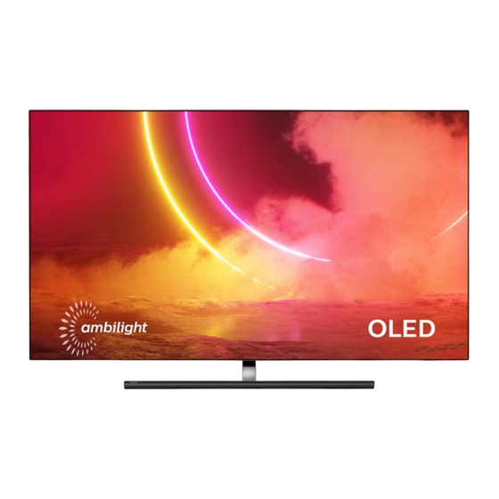 Philips OLED865 Série Mode D'emploi