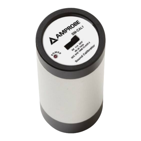 Amprobe SM-CAL1 Mode D'emploi