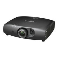 Panasonic PT-RW430EK Manuel D'utilisation