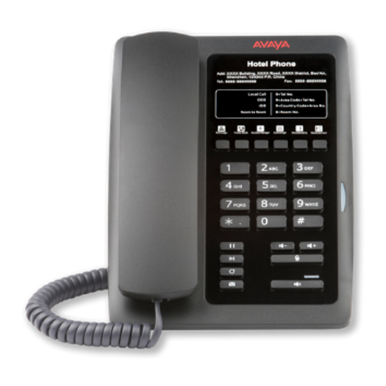 Avaya H239 Manuel D'utilisation