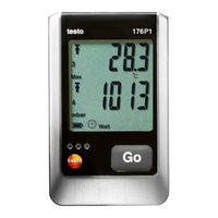 TESTO 176T1 Mode D'emploi