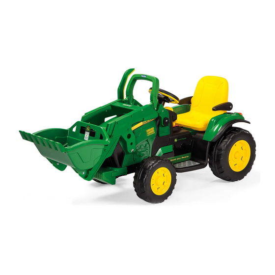 Peg-Perego John Deere GROUND LOADER Utilisation Et Entretien