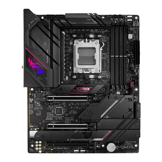 Asus ROG STRIX B650E-E GAMING WIFI Mode D'emploi