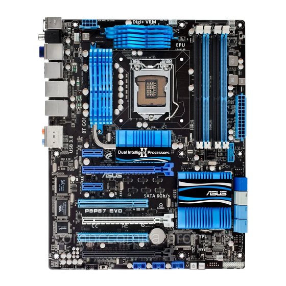 Asus P8P67 EVO Manuel D'utilisation