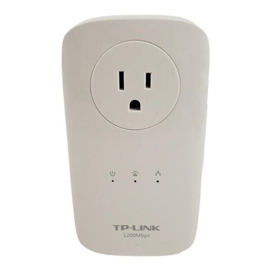 TP-Link CPL AV1200 Guide D'installation Rapide