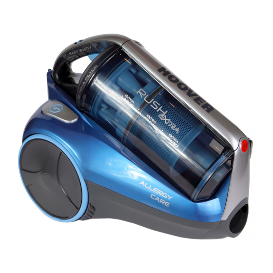 Hoover Rush Extra Manuel D'instructions