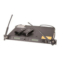 Shure UHF MK2 Mode D'emploi