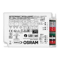 Osram OPTOTRONIC OTi DALI 25/220-240/700 LT2 Informations D'installation