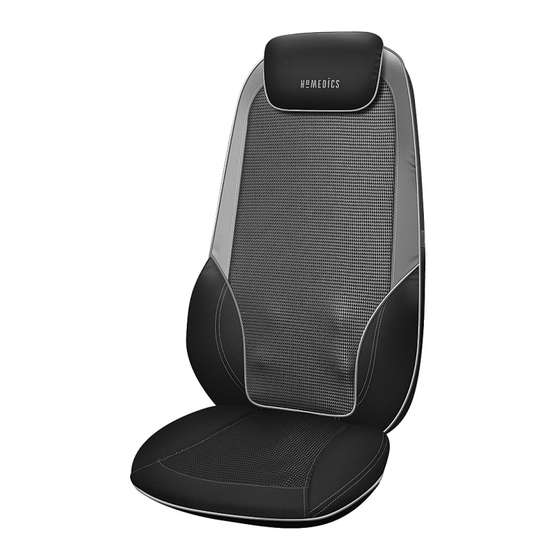 HoMedics SHIATSUMAX 2.5 Mode D'emploi