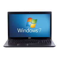 Acer ASPIRE 7741Z Guide Rapide