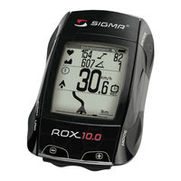 Sigma ROX 10.0 GPS Mode D'emploi