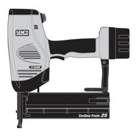 Senco Cordless Finish 25 Mode D'emploi