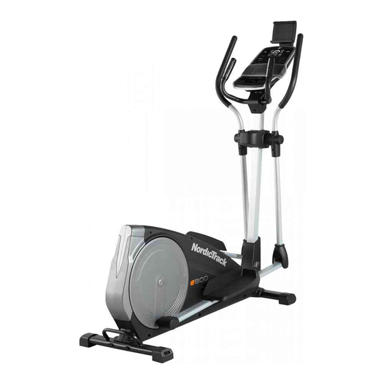 NordicTrack E 600 Manuel De L'utilisateur