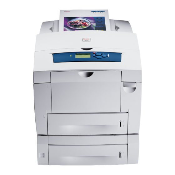 Xerox Phaser 8500 Guide D'utilisation
