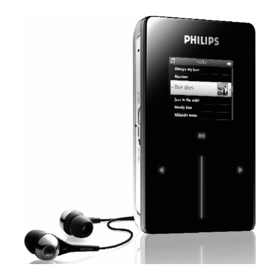 Philips Jukebox HDD6320 Manuel D'utilisation