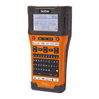 Brother P-touch PT-E550W Guide Utilisateur