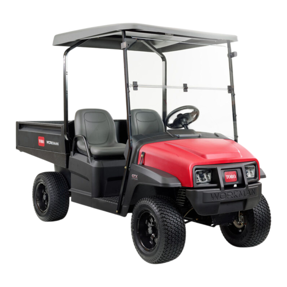 Toro Workman GTX Serie Instructions De Montage