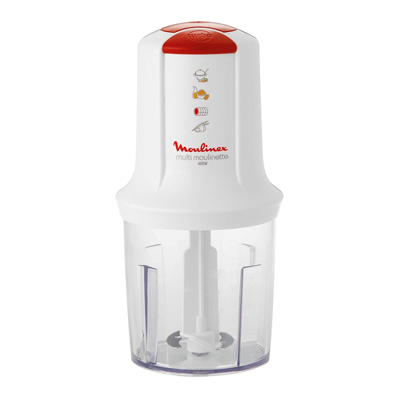 Moulinex Multi Moulinette AT710131 Mode D'emploi