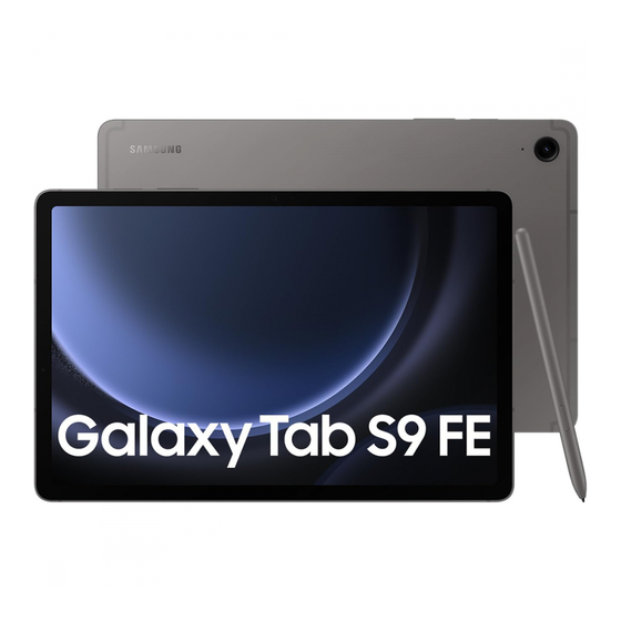 Samsung Galaxy Tab S9FE Mode D'emploi